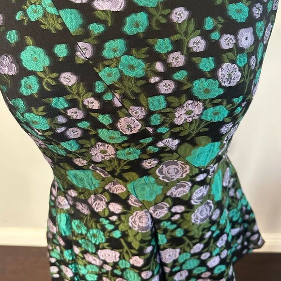 Lela Rose Holly Floral Print Knee-Length Women's Dress Size 10 - Picture 2 of 7